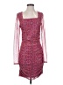 BCBGeneration Paisley Pink Cocktail Dress Size S - photo 1