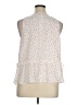 Worthington 100% Polyester White Sleeveless Blouse Size XL - photo 2