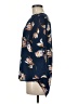 Daniel Rainn 100% Polyester Blue 3/4 Sleeve Blouse Size 8 - photo 5
