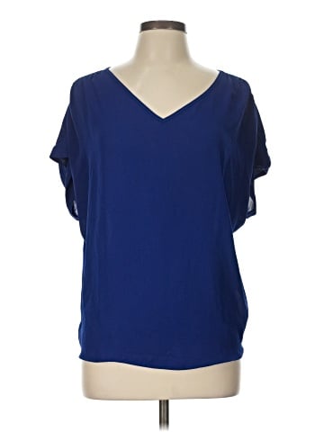 Ann Taylor LOFT Outlet Short Sleeve Blouse (view 1)