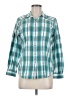 Ariat Plaid Teal Long Sleeve Button-Down Shirt Size M - photo 1