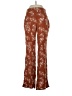 Three Dots Print Brown Casual Pants Size XS - photo 1