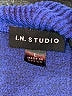 I.N. Studio Blue Long Sleeve Top Size L - photo 7