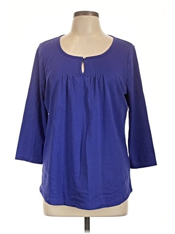 L.L.Bean 3/4 Sleeve Blouse (view 1)