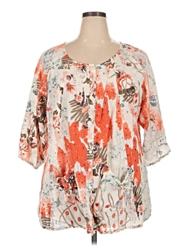 Monroe and Main Short Sleeve Blouse (view 1)