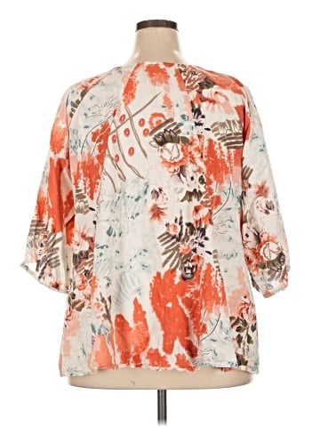 Monroe and Main Short Sleeve Blouse (view 2)