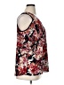 Bobeau Floral Black Short Sleeve Blouse Size XL - photo 4