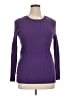 Lane Bryant Purple Pullover Sweater Size 14 - 16 Plus - photo 1