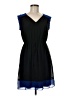 En Focus Studio Color Block Blue Casual Dress Size 8 - photo 1