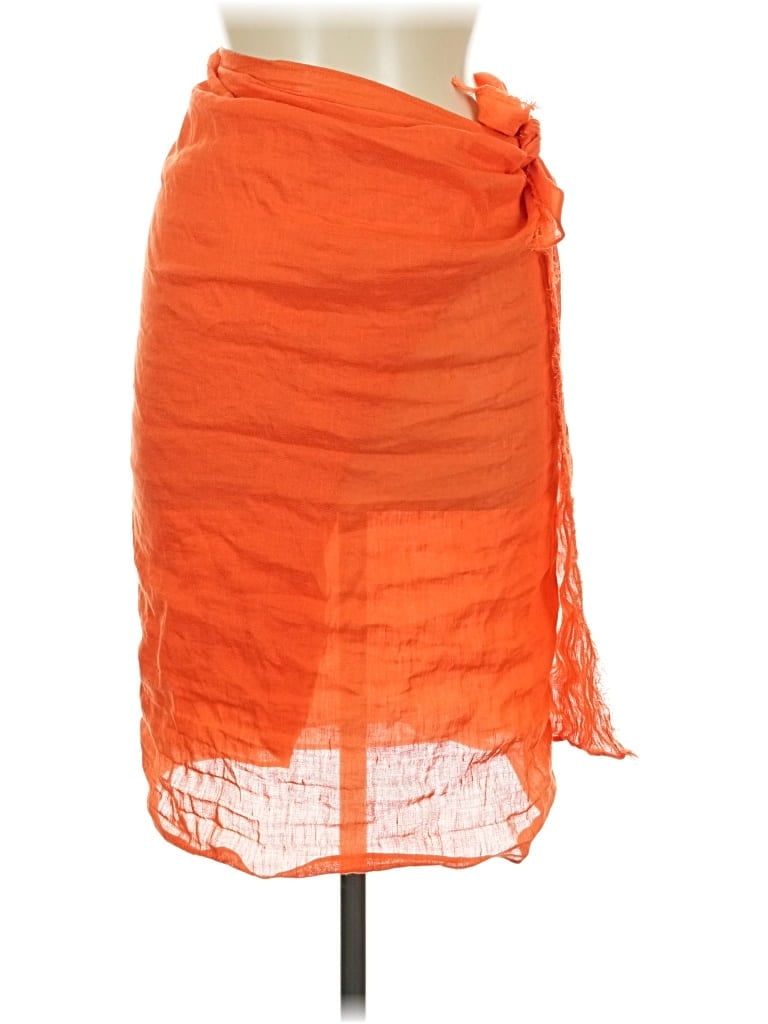 Pre-owned Monday Swimwear Swimsuit Cover Up In Orange