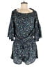 Raga 100% Polyester Paisley Blue Romper Size M - photo 1