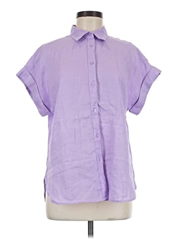 Lauren by Ralph Lauren Short Sleeve Button-Down Shirt (view 1)