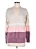Carve Designs Color Block Gray Pullover Sweater Size M - photo 1