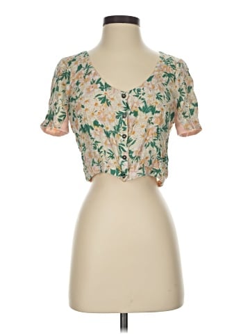 Lucca Couture Short Sleeve Blouse (view 1)