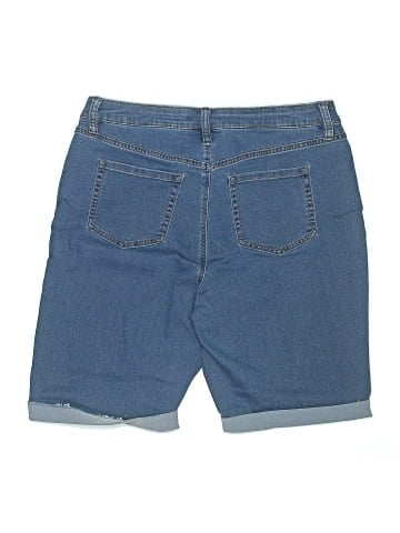 Kasper Denim Shorts (view 2)