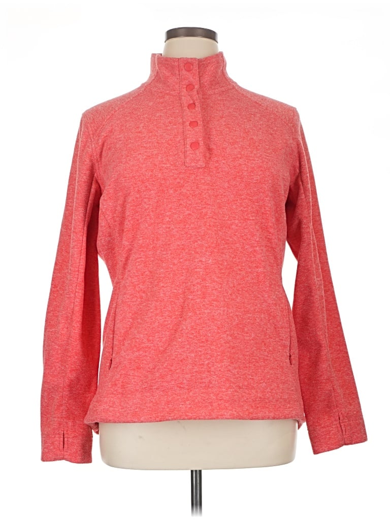 Pre-owned Duluth Trading Co. Fleece Jacket In Red