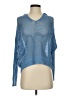 Mango Metallic Blue Pullover Sweater Size S - photo 1