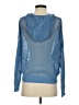 Mango Metallic Blue Pullover Sweater Size S - photo 2