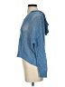 Mango Metallic Blue Pullover Sweater Size S - photo 5