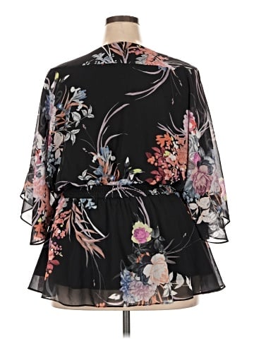 City Chic 3/4 Sleeve Blouse (view 2)