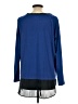 LOGO by Lori Goldstein Blue Long Sleeve Top Size L - photo 2