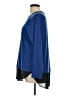 LOGO by Lori Goldstein Blue Long Sleeve Top Size L - photo 5