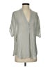 Vince. Gray Short Sleeve Blouse Size S - photo 1