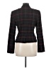 Express Design Studio Plaid Burgundy Blazer Size 6 - photo 2