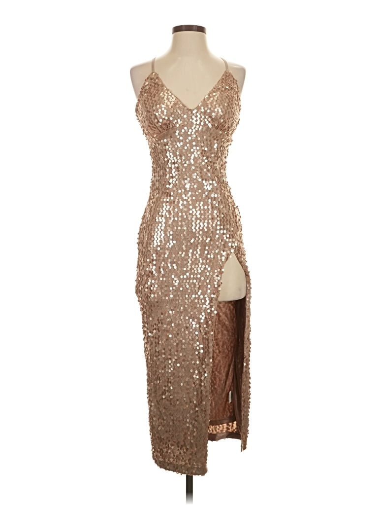 Pre-owned Jluxlabel Cocktail Dress In Brown