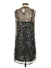 Ann Taylor LOFT 100% Polyester Stars Silver Cocktail Dress Size XS - photo 2