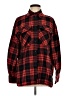Talula Plaid Red Long Sleeve Blouse Size L - photo 1