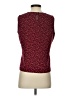 Notations 100% Polyester Burgundy Sleeveless Blouse Size S - photo 2