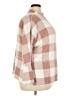 Maurices Checkered-gingham Brown 3/4 Sleeve Blouse Size 2X - photo 4