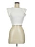Zara Ivory Sleeveless T-Shirt Size M - photo 1