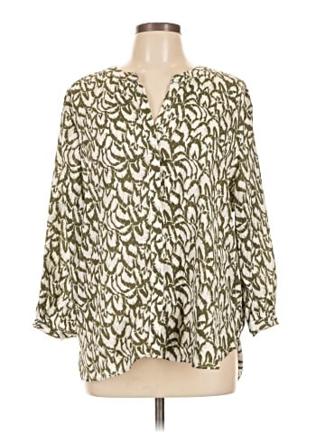 Jachs Girlfriend 3/4 Sleeve Blouse (view 1)