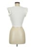 Zara Ivory Sleeveless T-Shirt Size M - photo 2