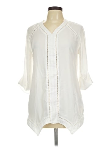 Melissa McCarthy Seven7 3/4 Sleeve Blouse (view 1)