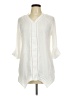 Melissa McCarthy Seven7 100% Polyester Ivory 3/4 Sleeve Blouse Size M - photo 1