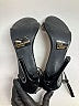 Charles Albert Black Sandals Size 6 - photo 4