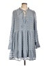 Listicle 100% Polyester Gray Casual Dress Size L - photo 1