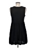 Green Envelope Solid Black Casual Dress Size M - photo 2
