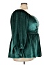 Torrid Teal 3/4 Sleeve Blouse Size 3X Plus (3) - photo 4