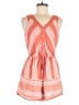 Copper Key 100% Polyester Hearts Orange Romper Size M - photo 1