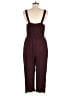 Xhilaration 100% Rayon Solid Burgundy Jumpsuit Size M - photo 2