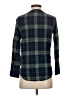 Splendid 100% Rayon Argyle Green 3/4 Sleeve Blouse Size S - photo 2