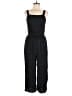 Xhilaration 100% Rayon Solid Black Jumpsuit Size M - photo 1