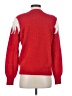 Christine Chevron-herringbone Red Pullover Sweater Size S - photo 2