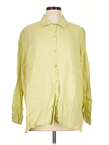 Eileen Fisher 3/4 Sleeve Button-Down Shirt (view 1)