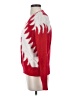 Christine Chevron-herringbone Red Pullover Sweater Size S - photo 5