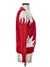 Christine Chevron-herringbone Red Pullover Sweater Size S - photo 4